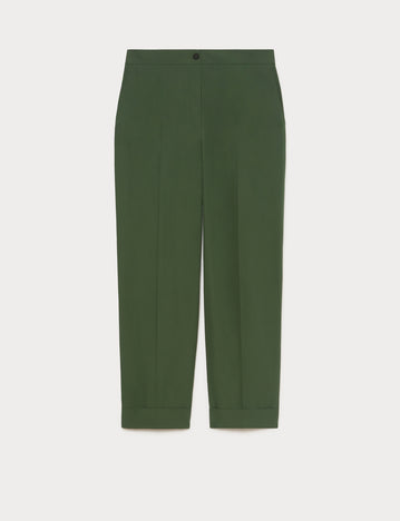 Marina Rinaldi cotton canvas trousers for woman
