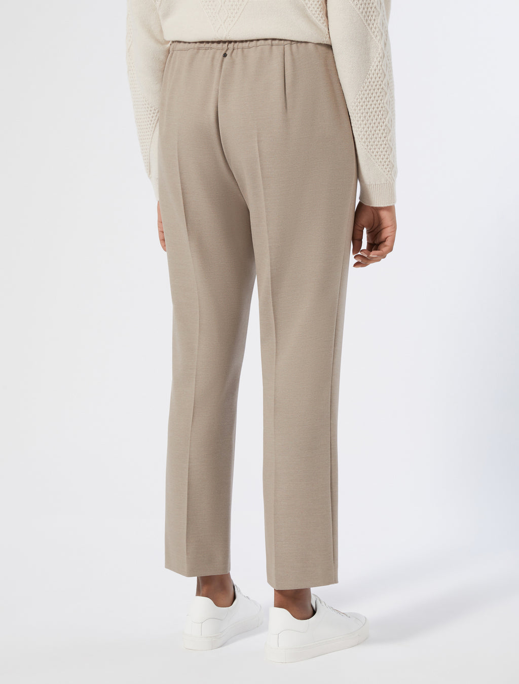 Viscose twill trousers