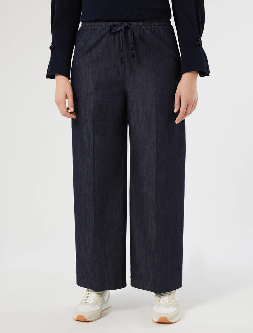 marina rinaldi lightweight denim jeans for woman