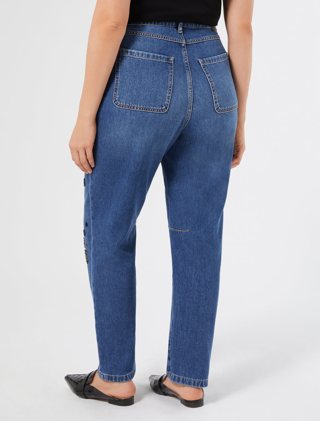 Slim jeans with embroideries