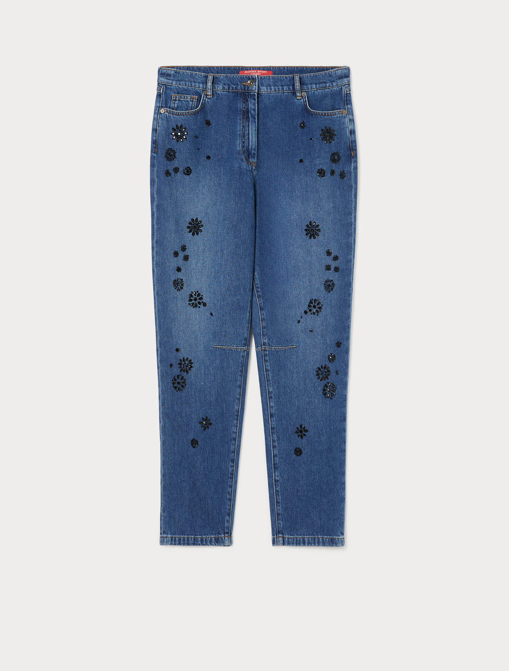 Slim jeans with embroideries