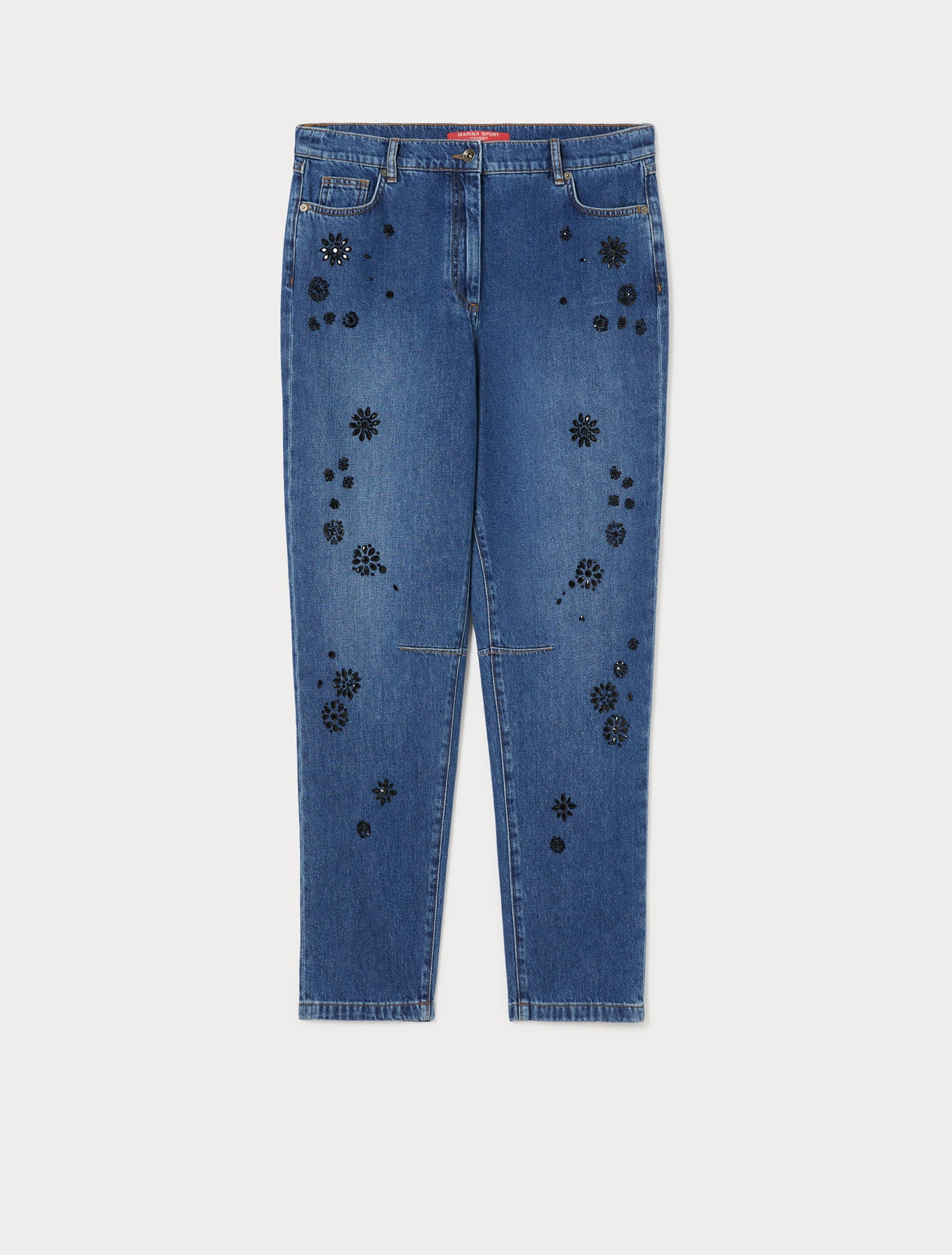 Slim jeans with embroideries