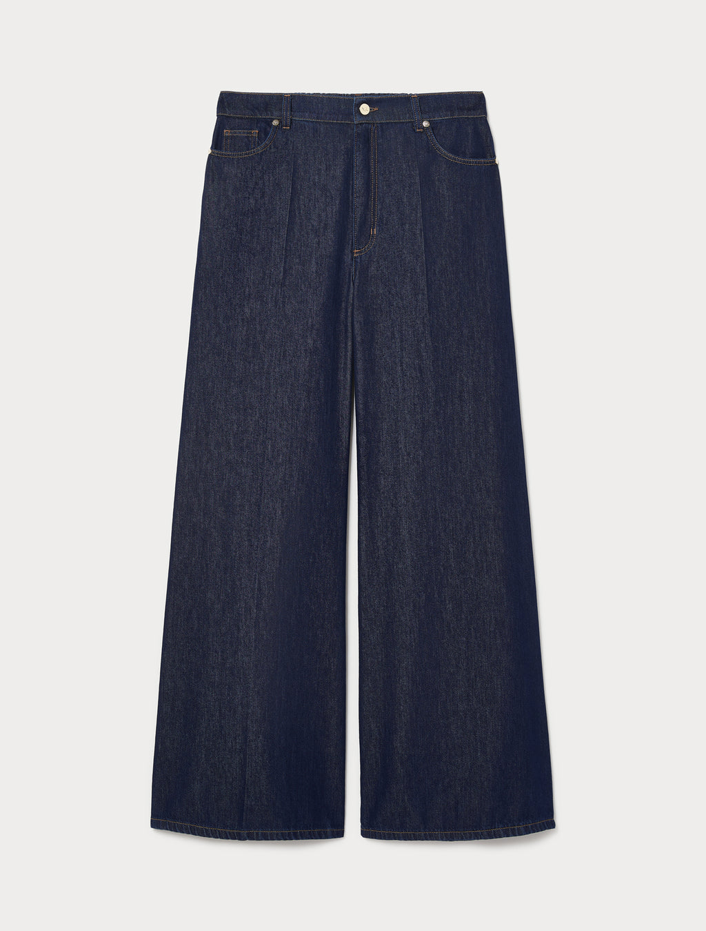 Marina Rinaldi wide-fit indigo denim jeans for woman