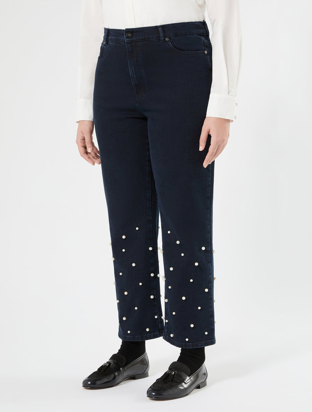 Marina Rinaldi stretch denim regular jeans for woman