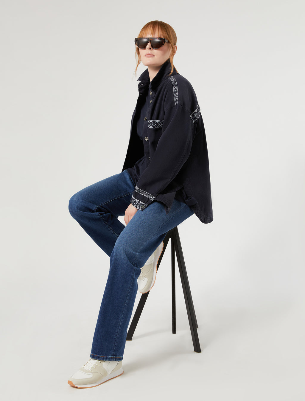 Marina Rinaldi regular-fit cotton denim jeans for woman