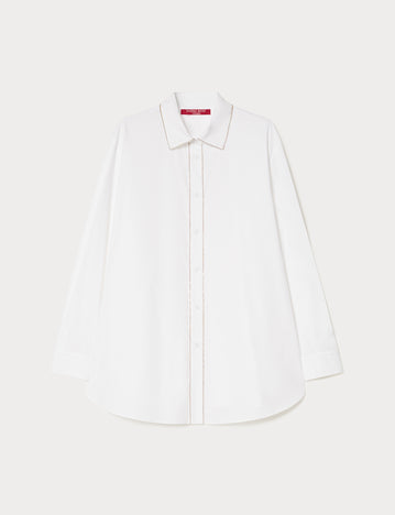 Cotton poplin shirt