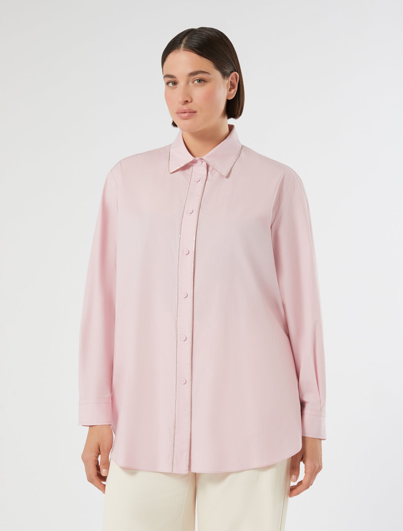 Cotton poplin shirt