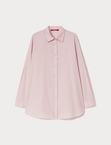 Cotton poplin shirt
