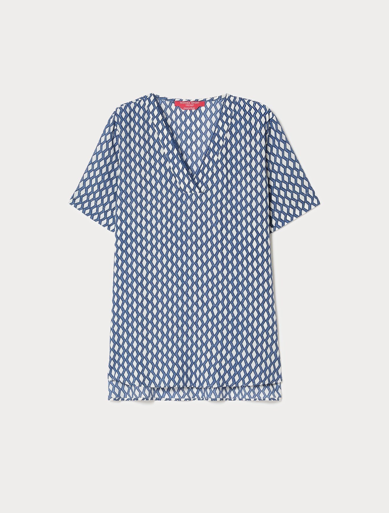 marina rinaldi viscose print blouse for woman