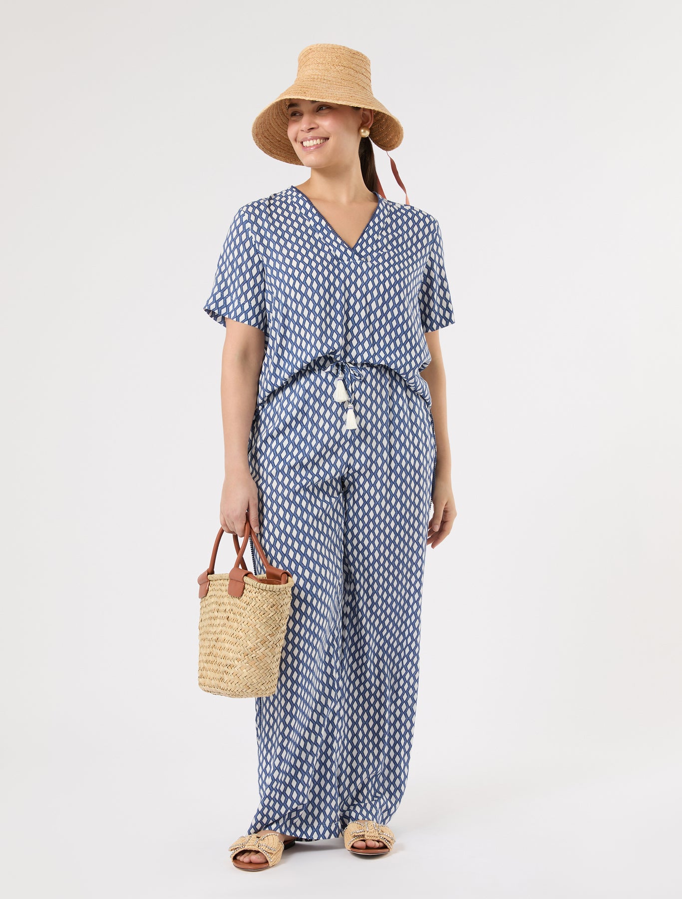 marina rinaldi viscose print blouse for woman