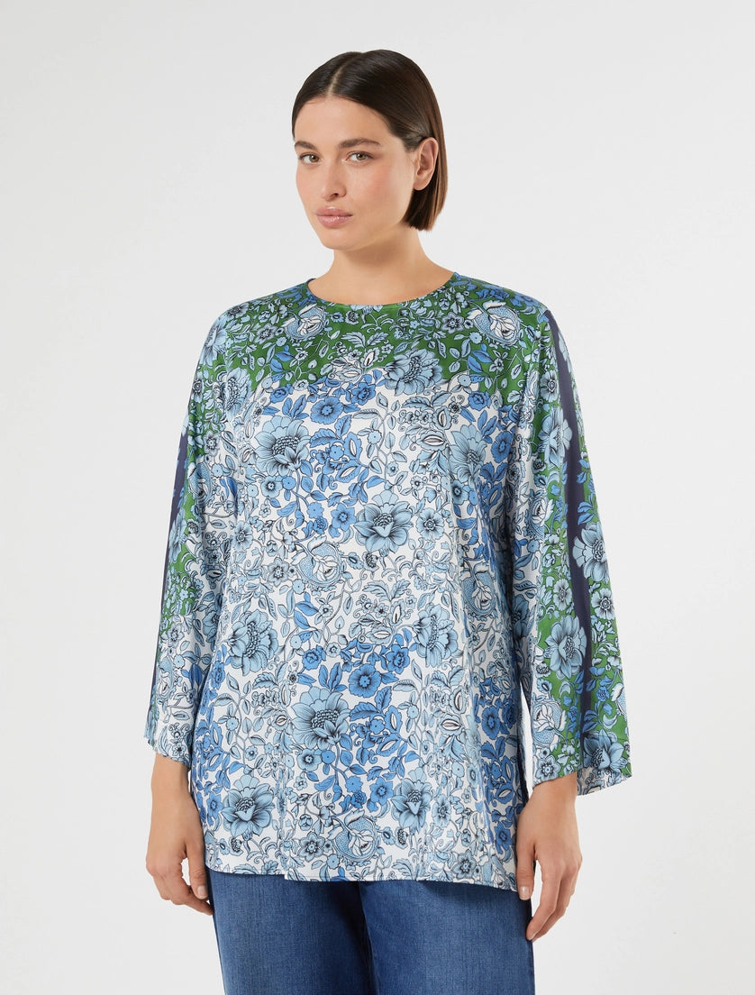 Viscose twill tunic