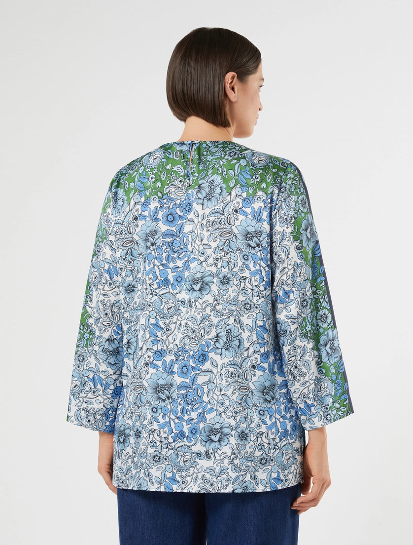 Viscose twill tunic