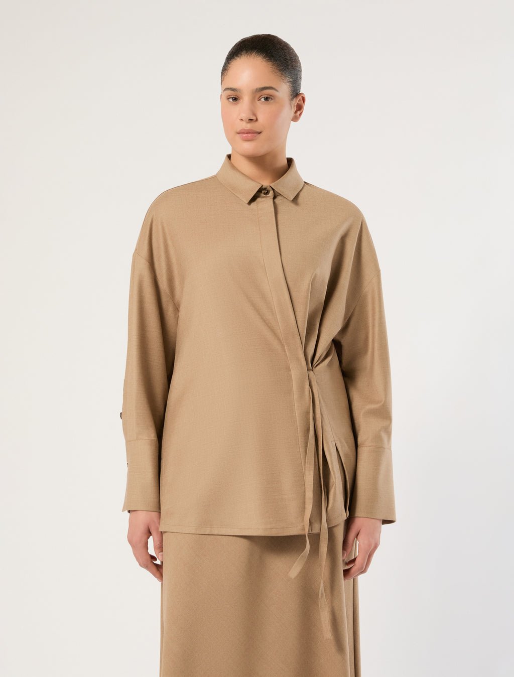Marina Rinaldi oversized flannel shirt for woman