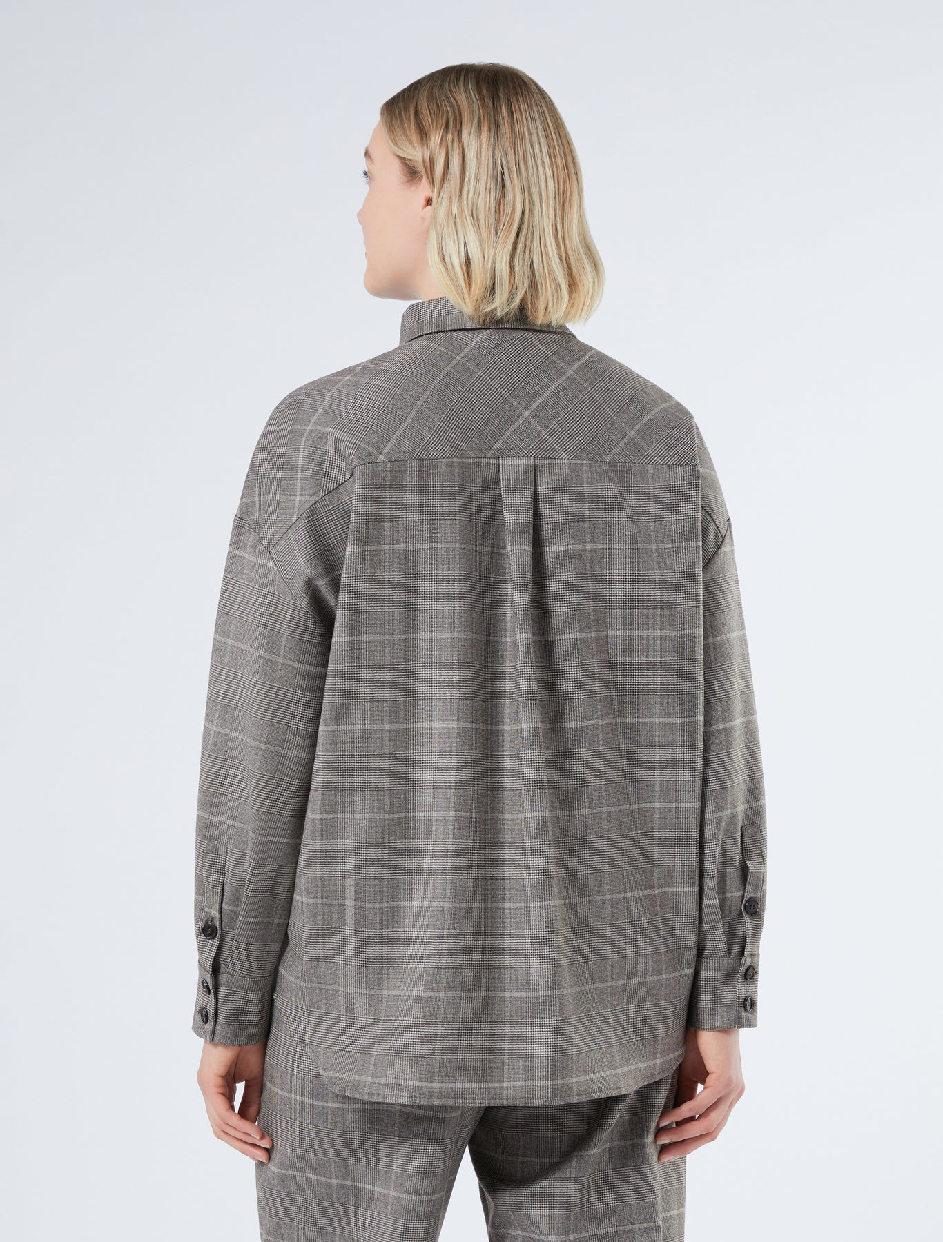 Wool flannel tunic