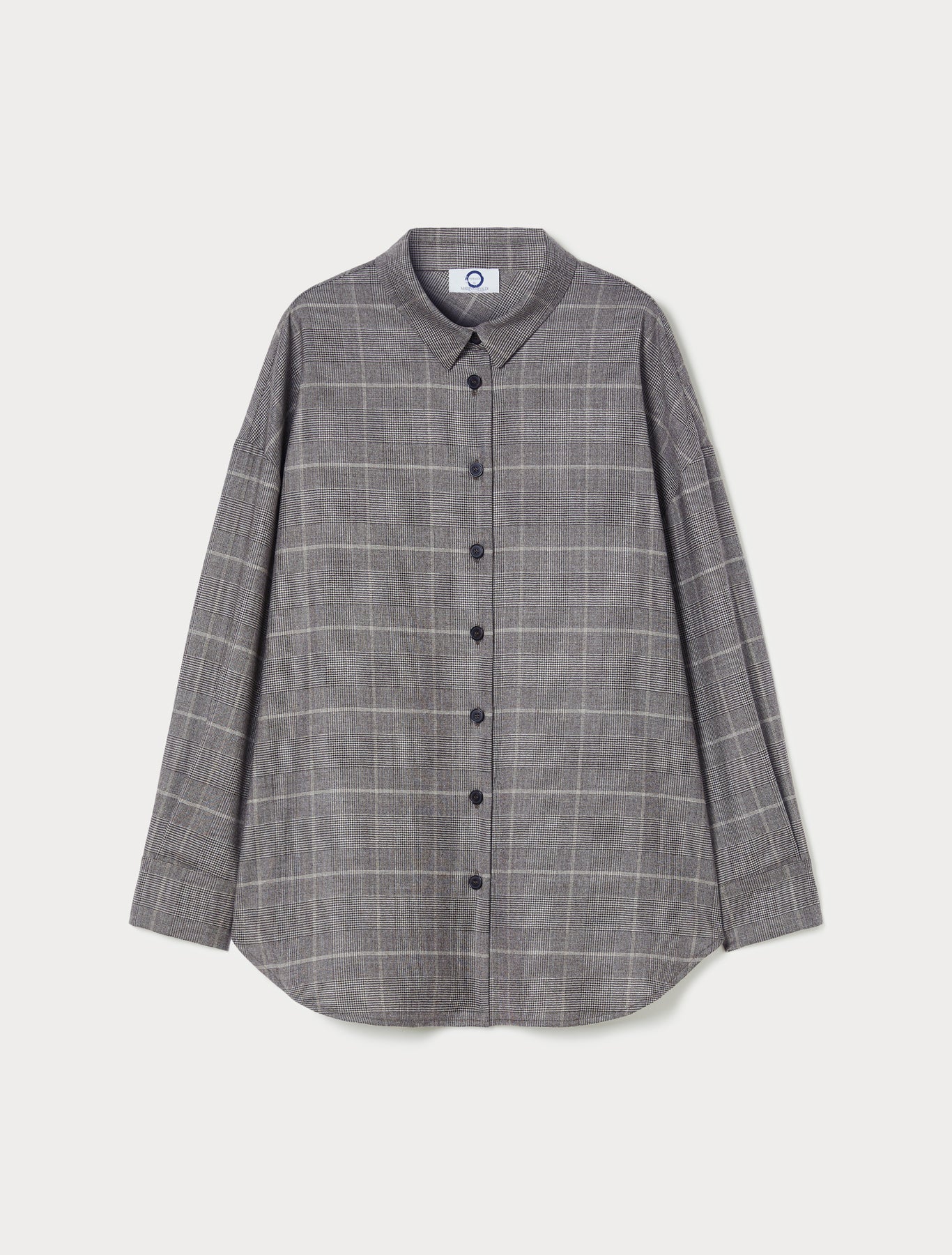 Wool flannel tunic