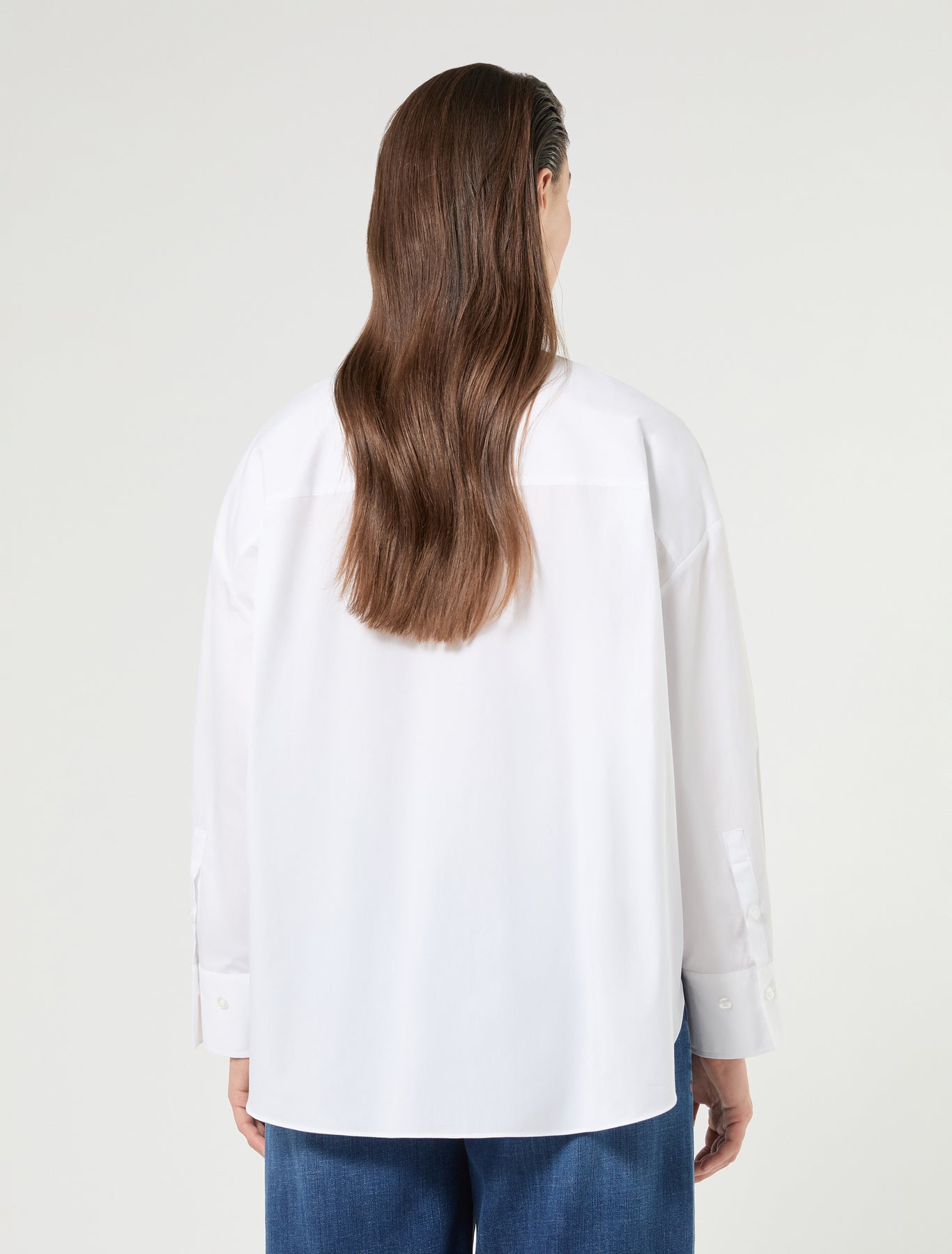 Marina Rinaldi embroidered poplin shirt for woman