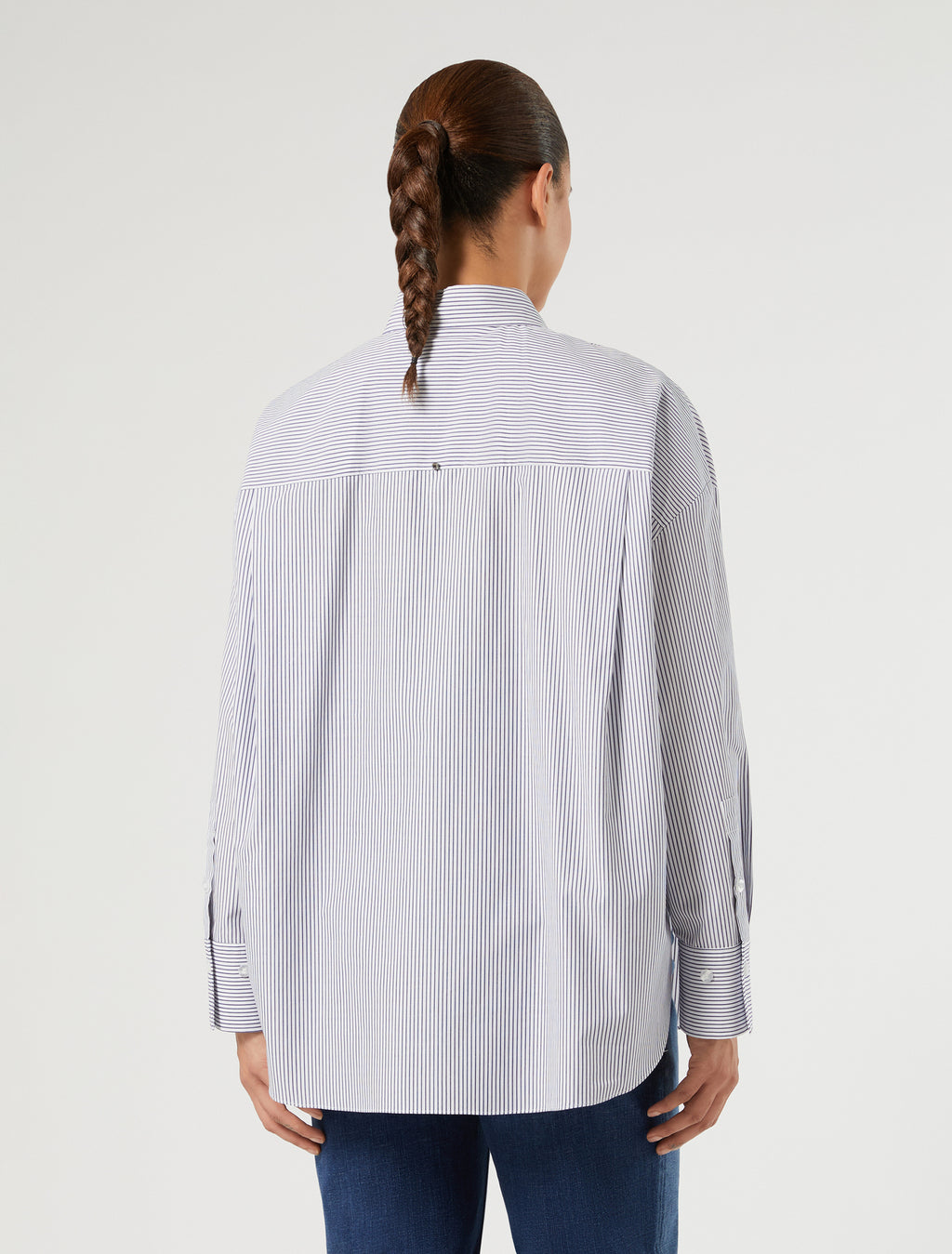 Marina Rinaldi embroidered poplin shirt for woman
