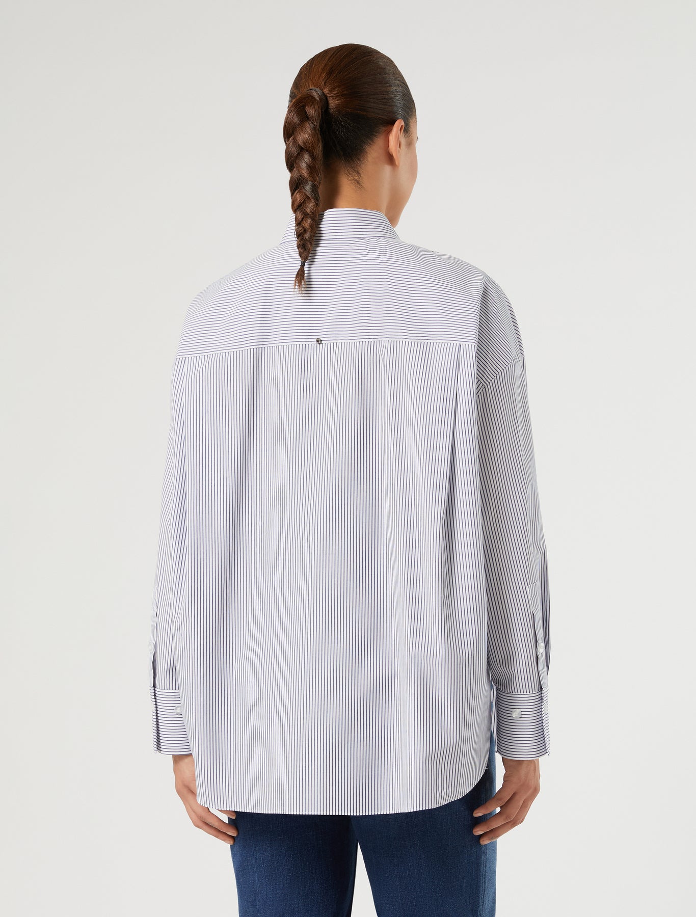 Marina Rinaldi embroidered poplin shirt for woman