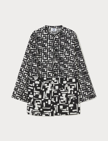 Cotton shirt with print