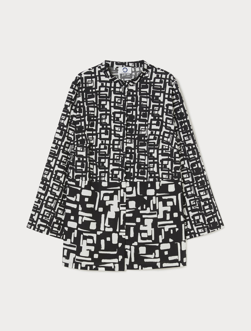 Cotton shirt with print