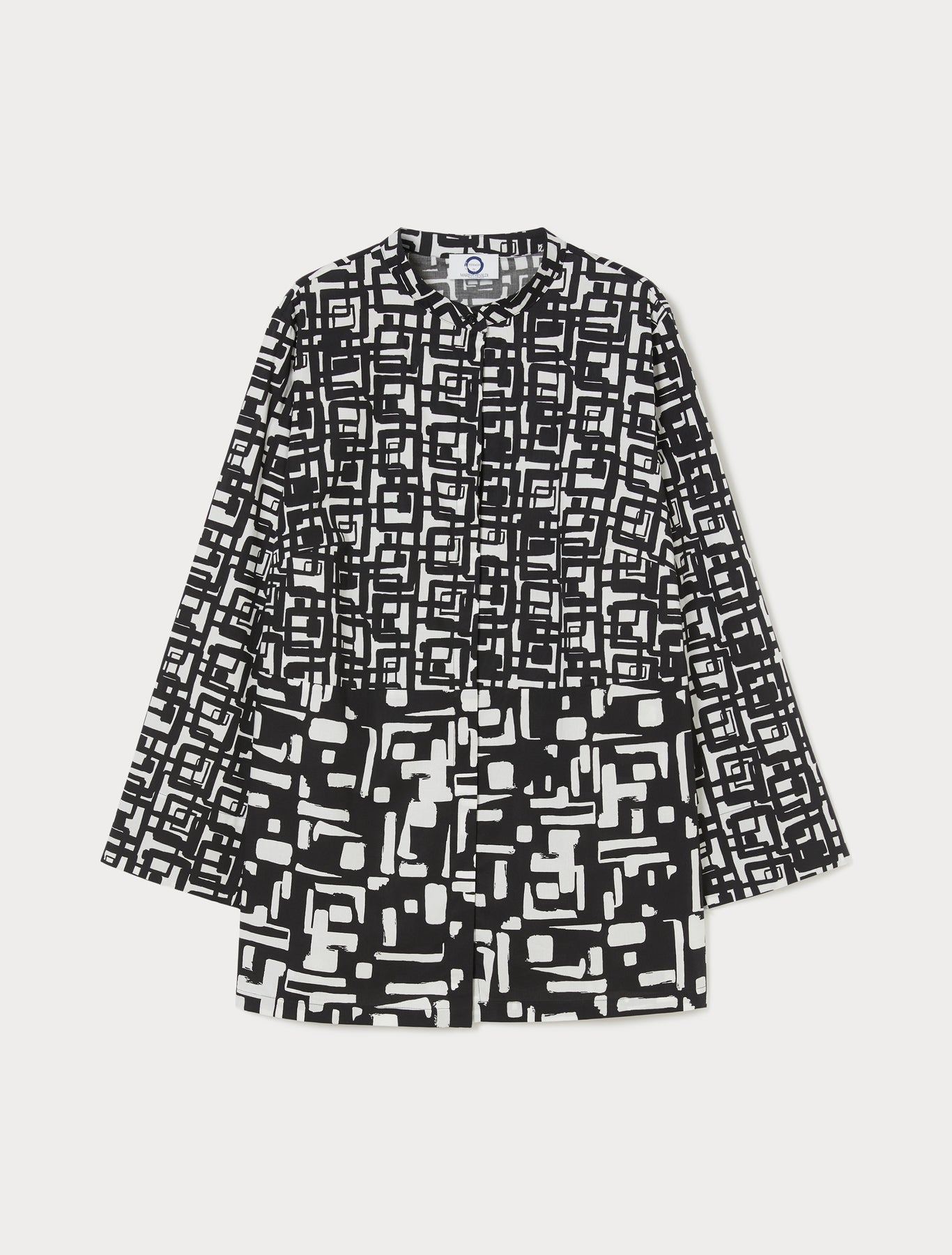 Cotton shirt with print