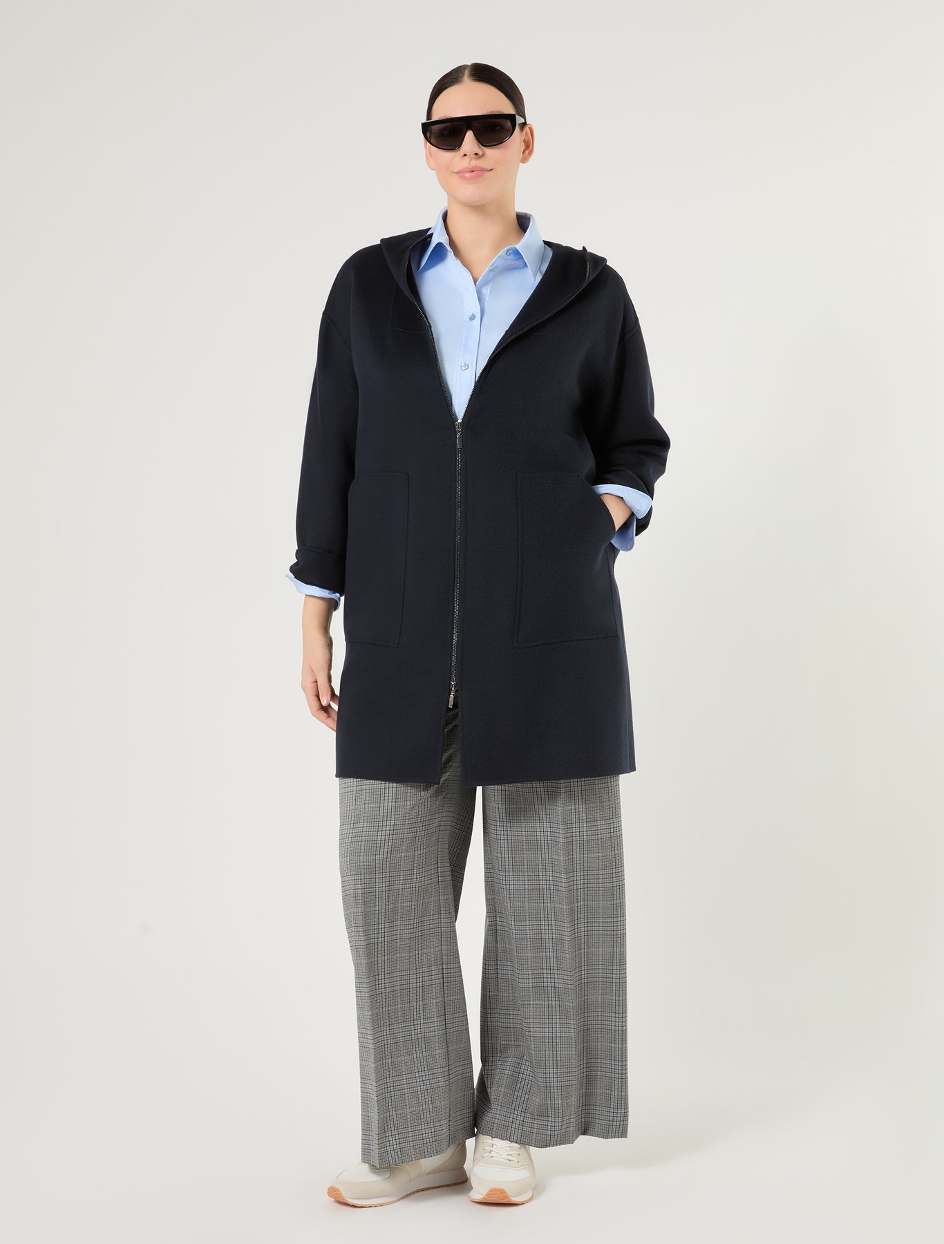 Marina Rinaldi cotton satin shirt for woman