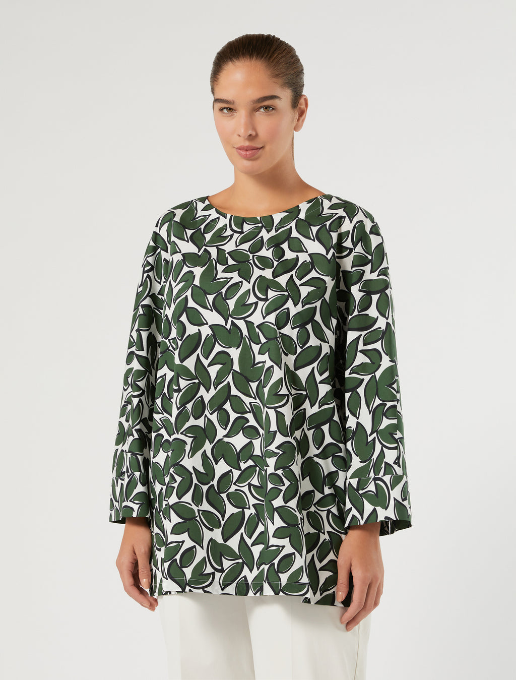 Marina Rinaldi cotton poplin shirt for woman