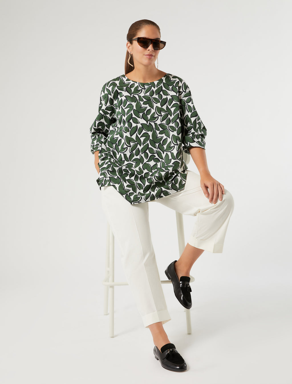 Marina Rinaldi cotton poplin shirt for woman