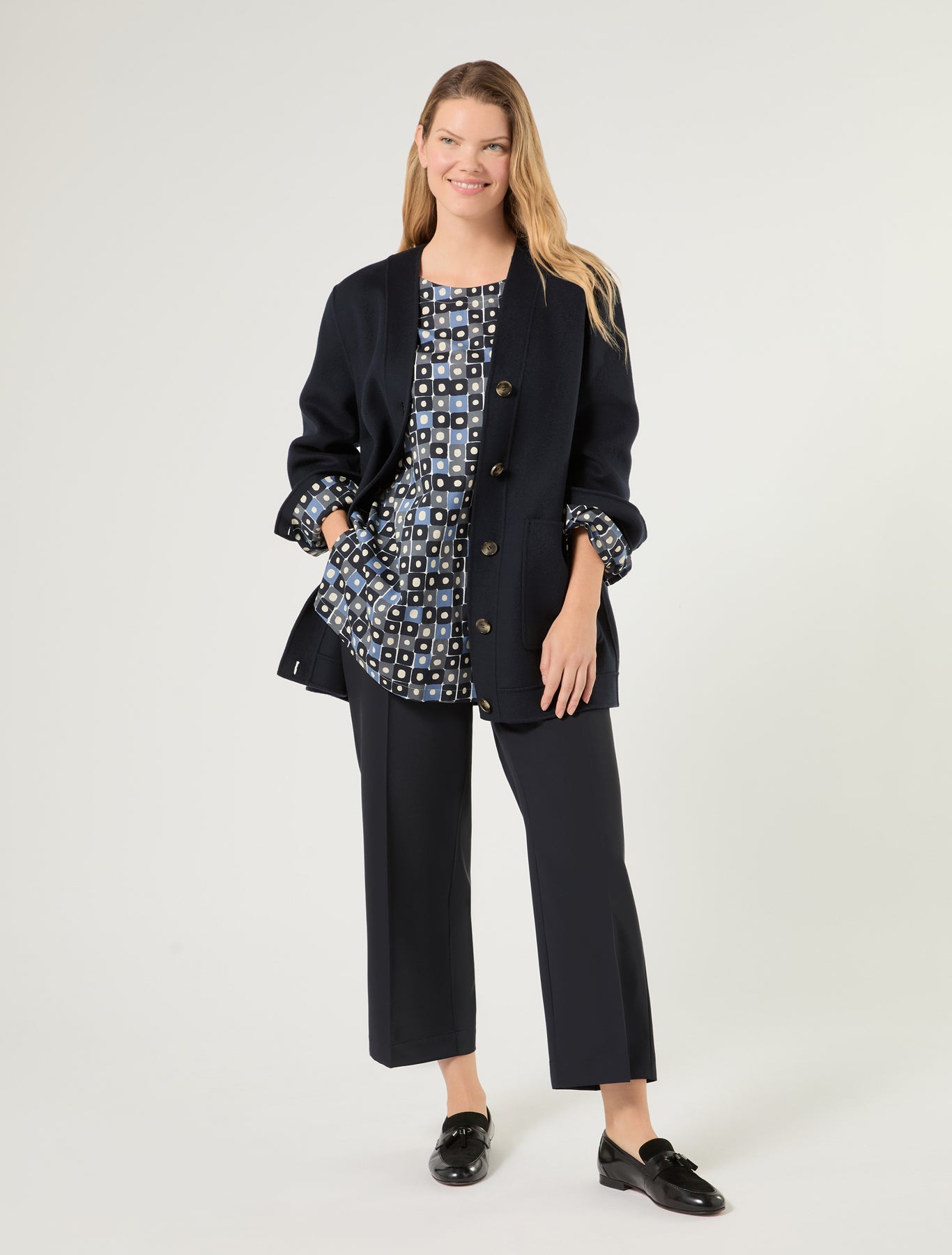 Marina Rinaldi cotton poplin shirt for woman