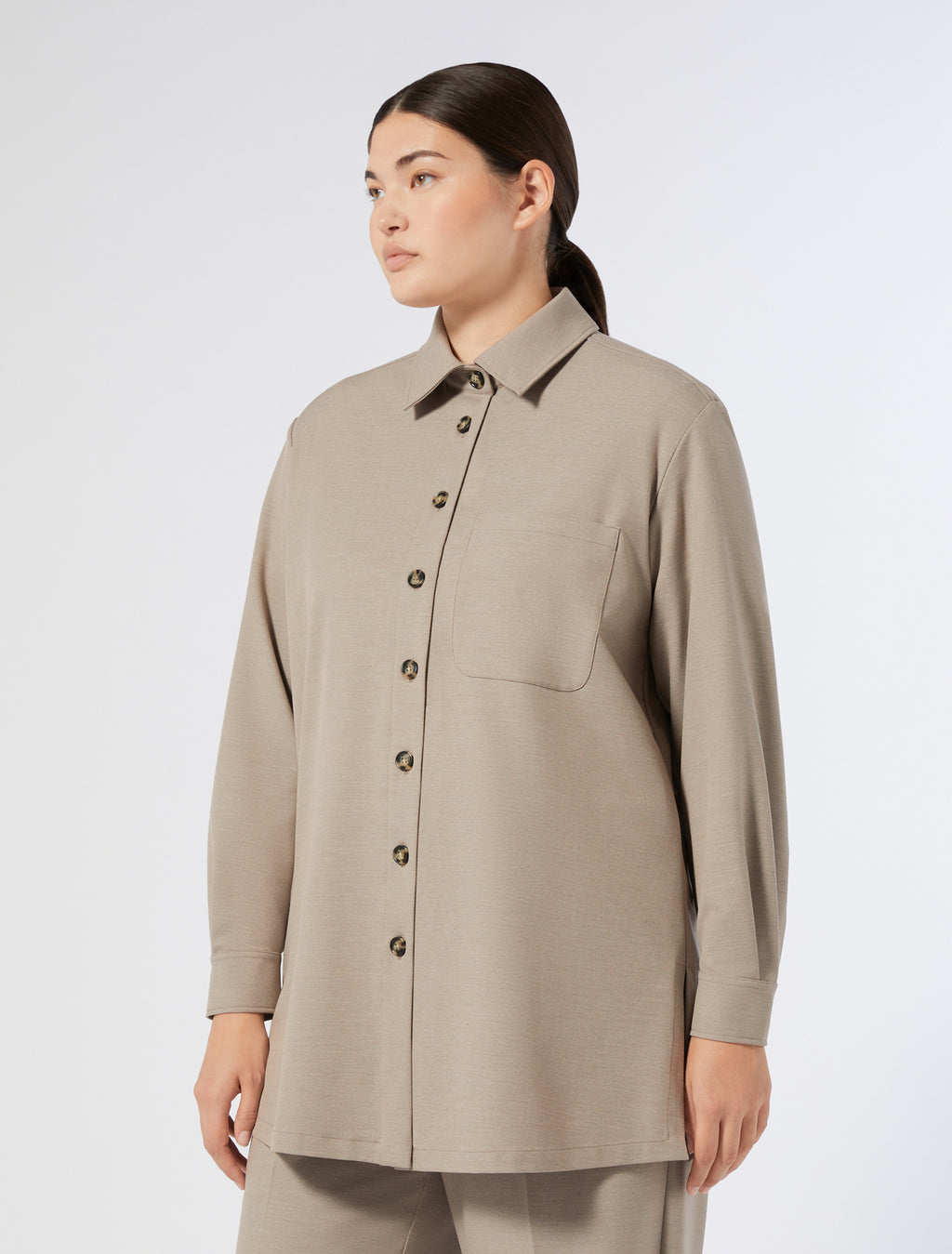 Viscose twill tunic