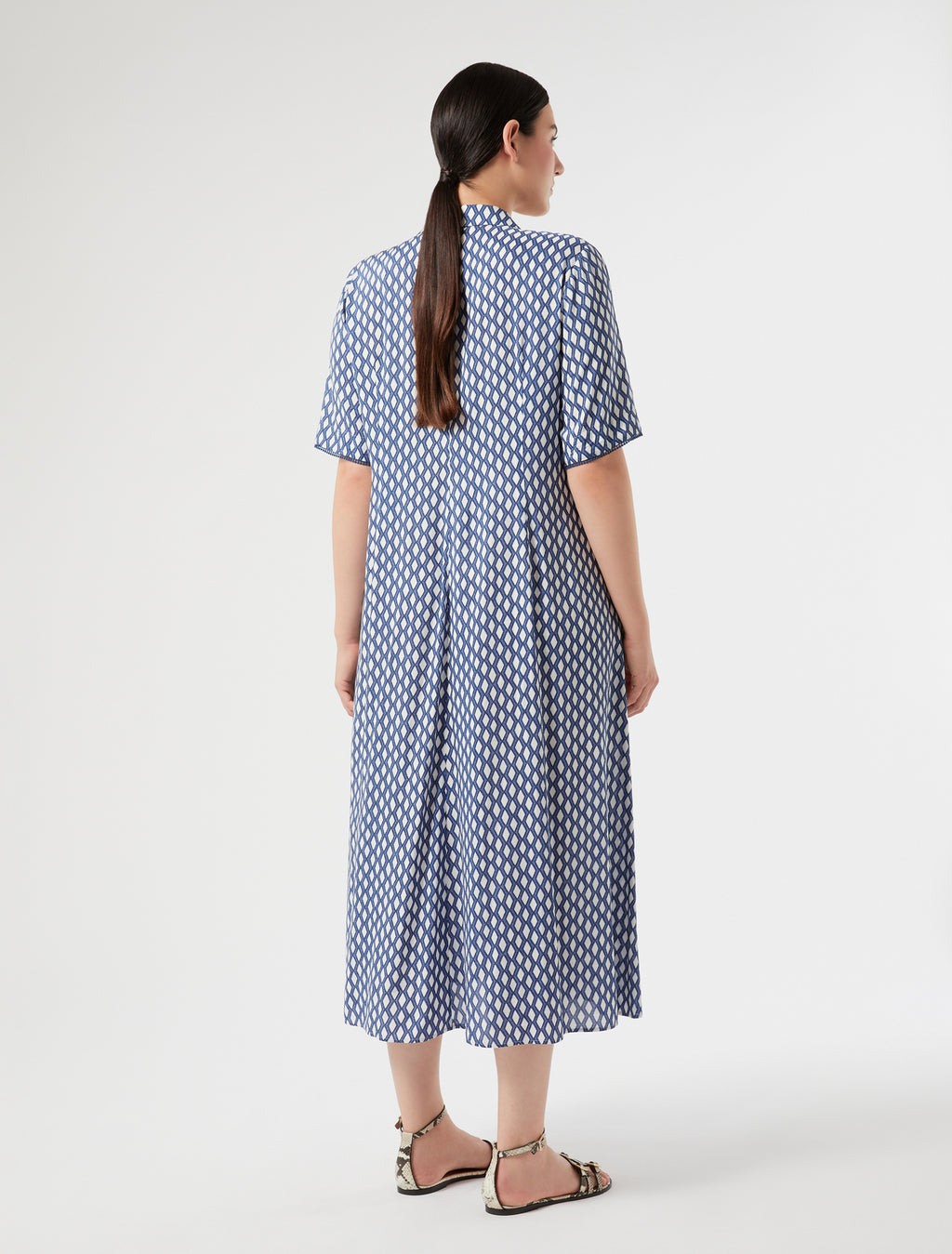 marina rinaldi viscose shirt dress for woman