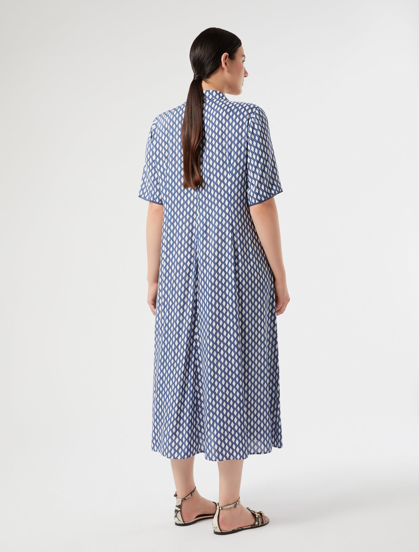 marina rinaldi viscose shirt dress for woman