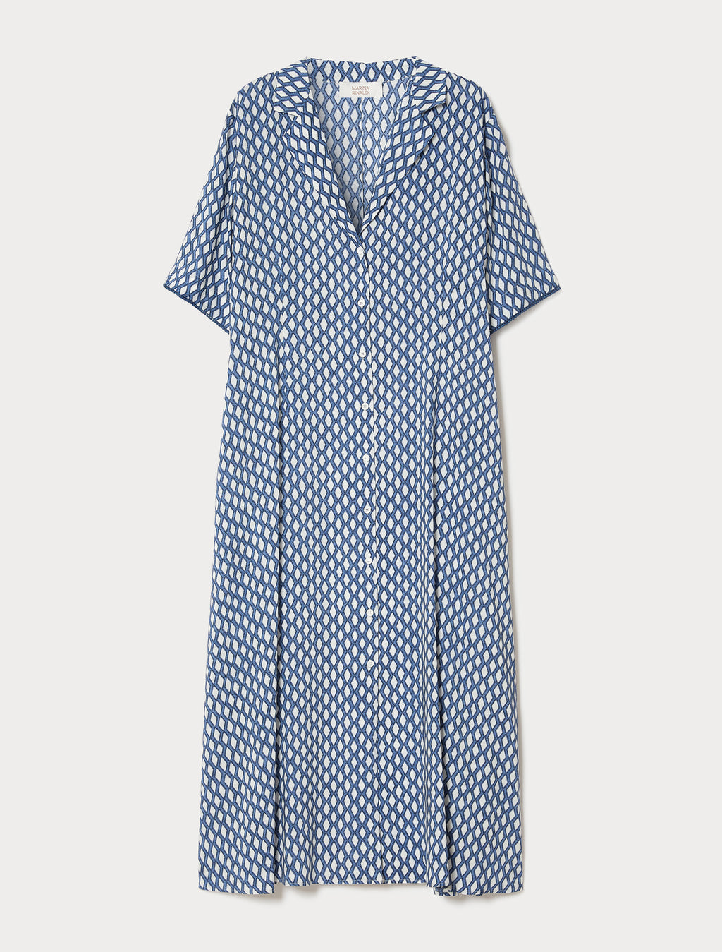 marina rinaldi viscose shirt dress for woman
