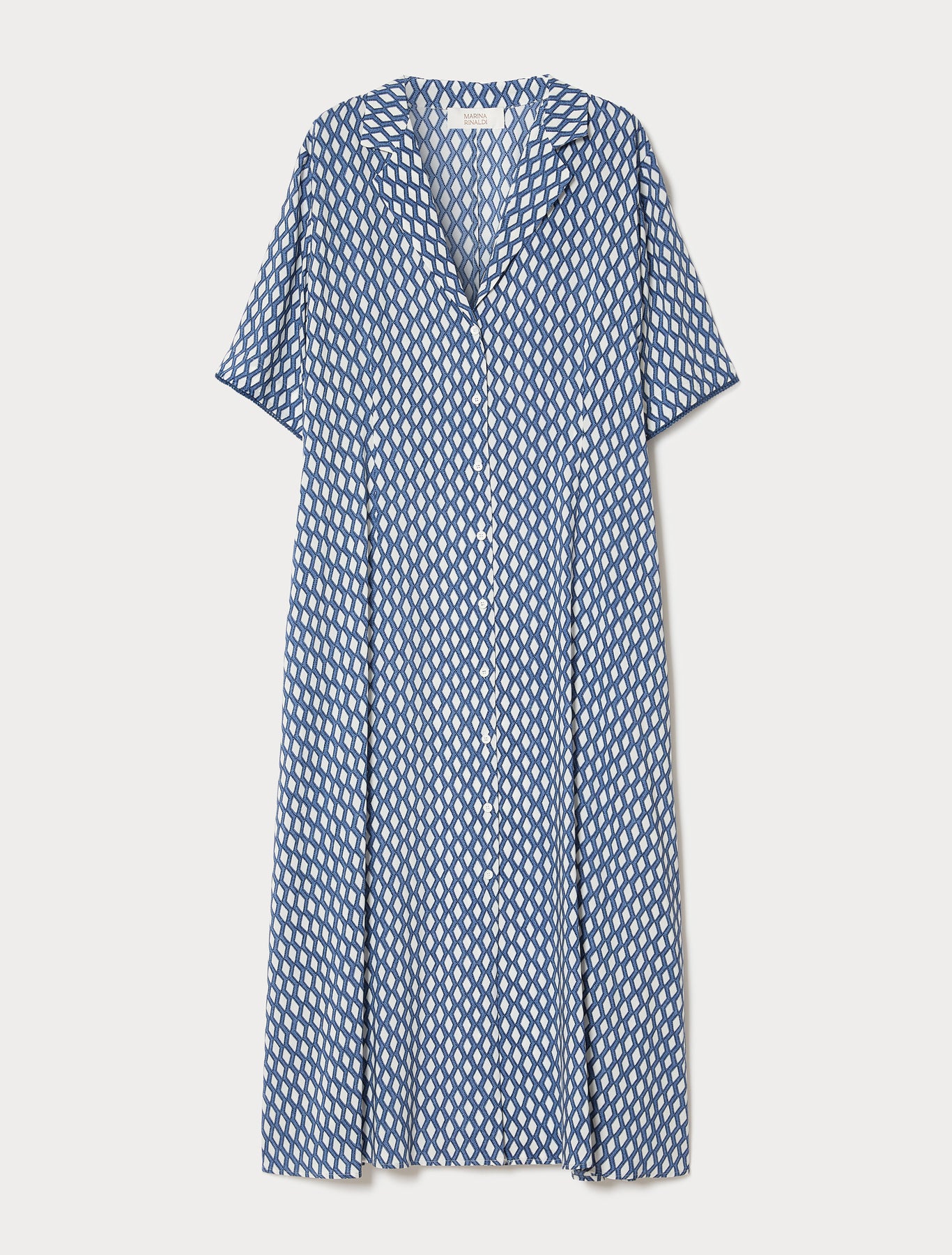 marina rinaldi viscose shirt dress for woman