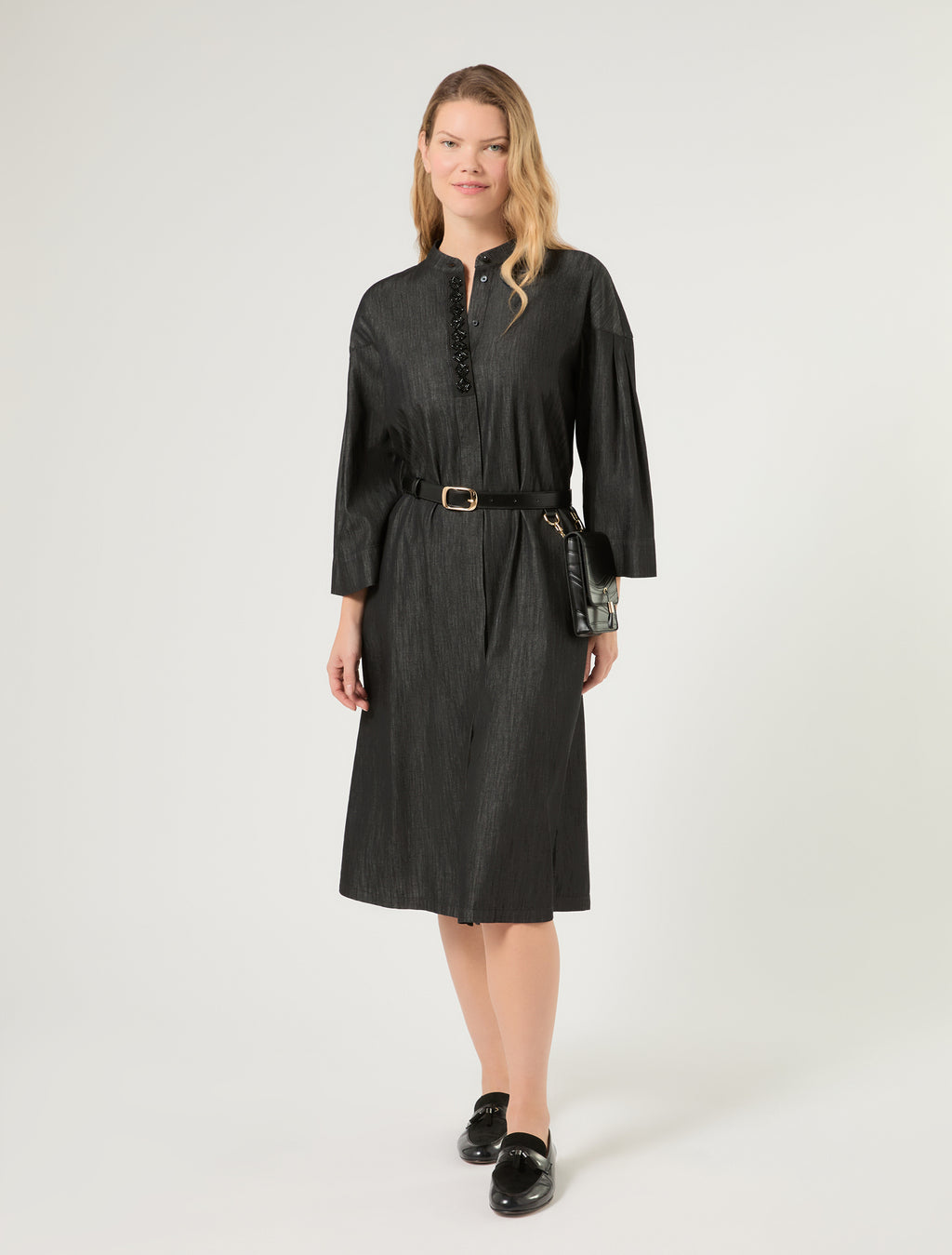 Marina Rinaldi denim shirt dress for woman