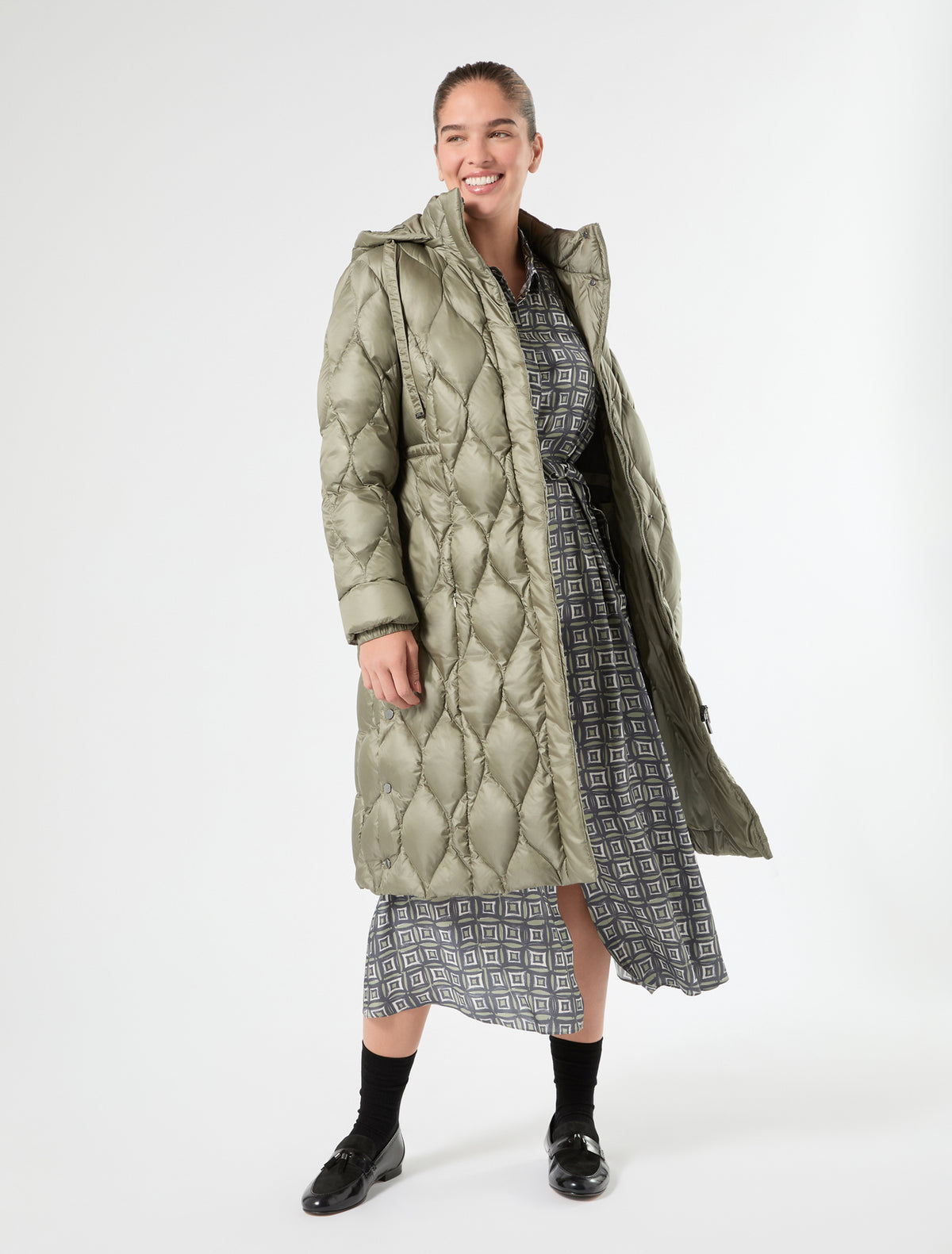 Marina Rinaldi twill shirt dress for woman
