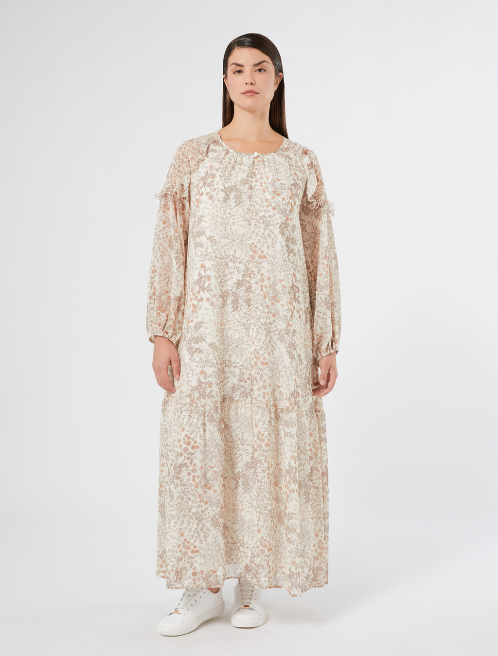 Long georgette dress