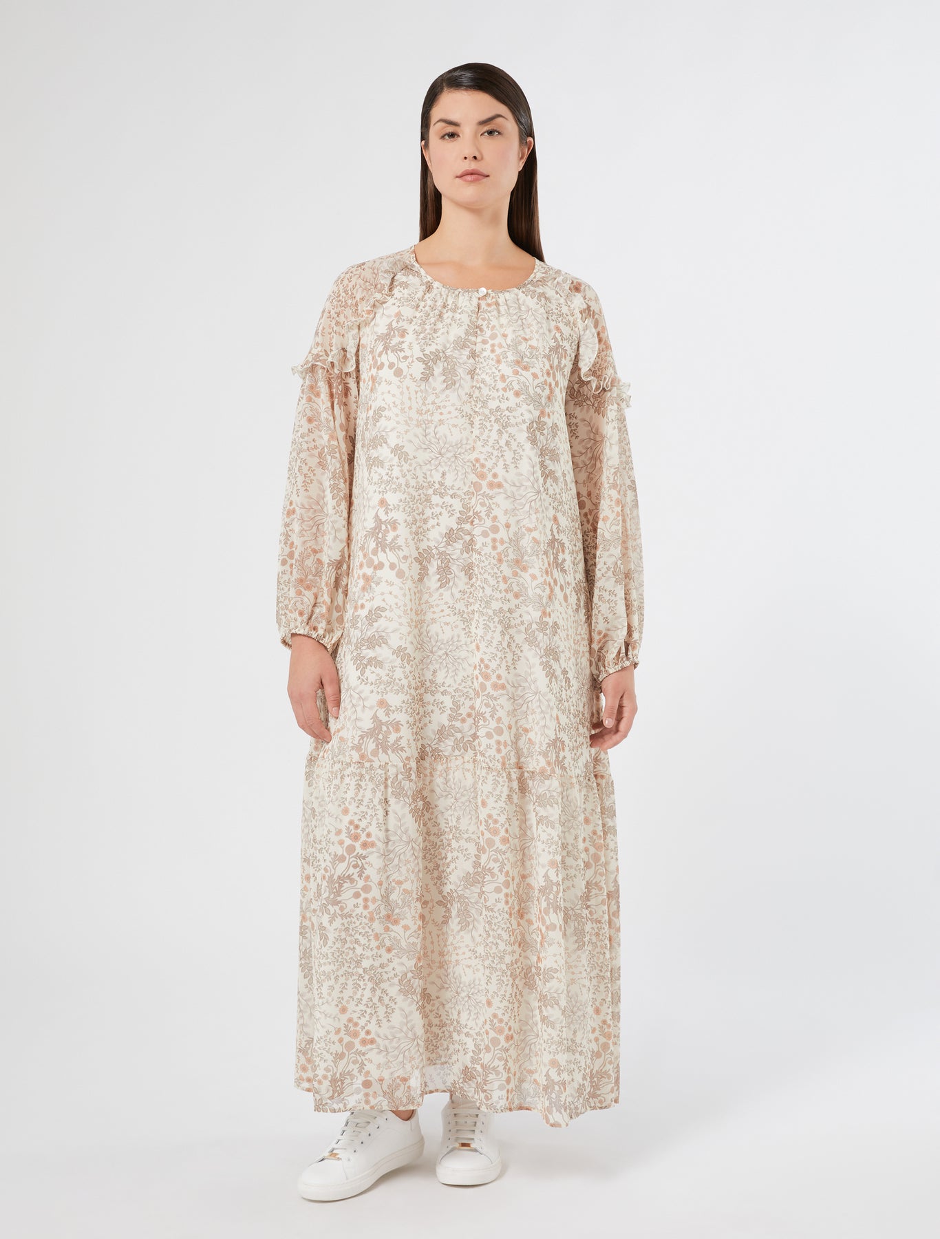 Long georgette dress