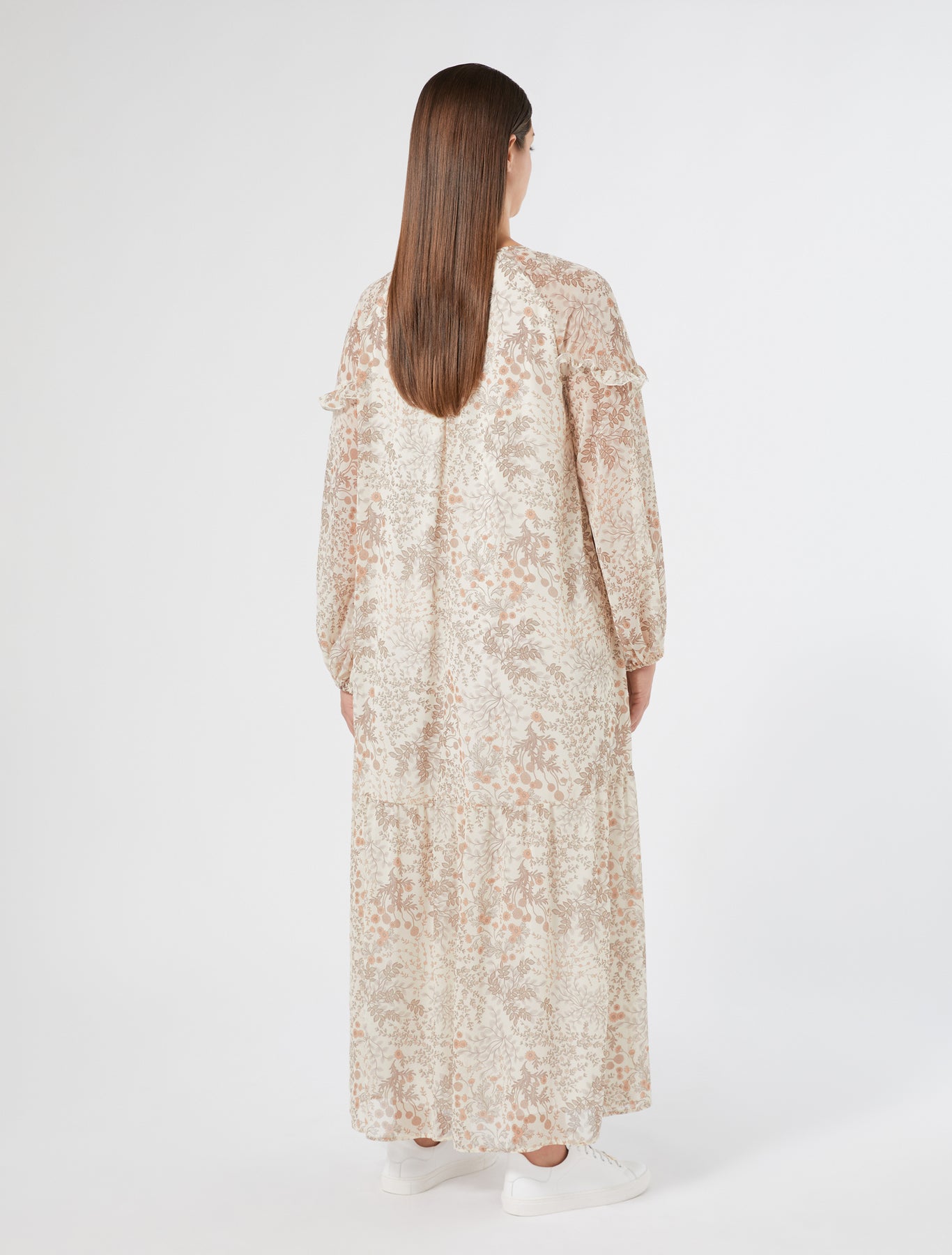 Long georgette dress