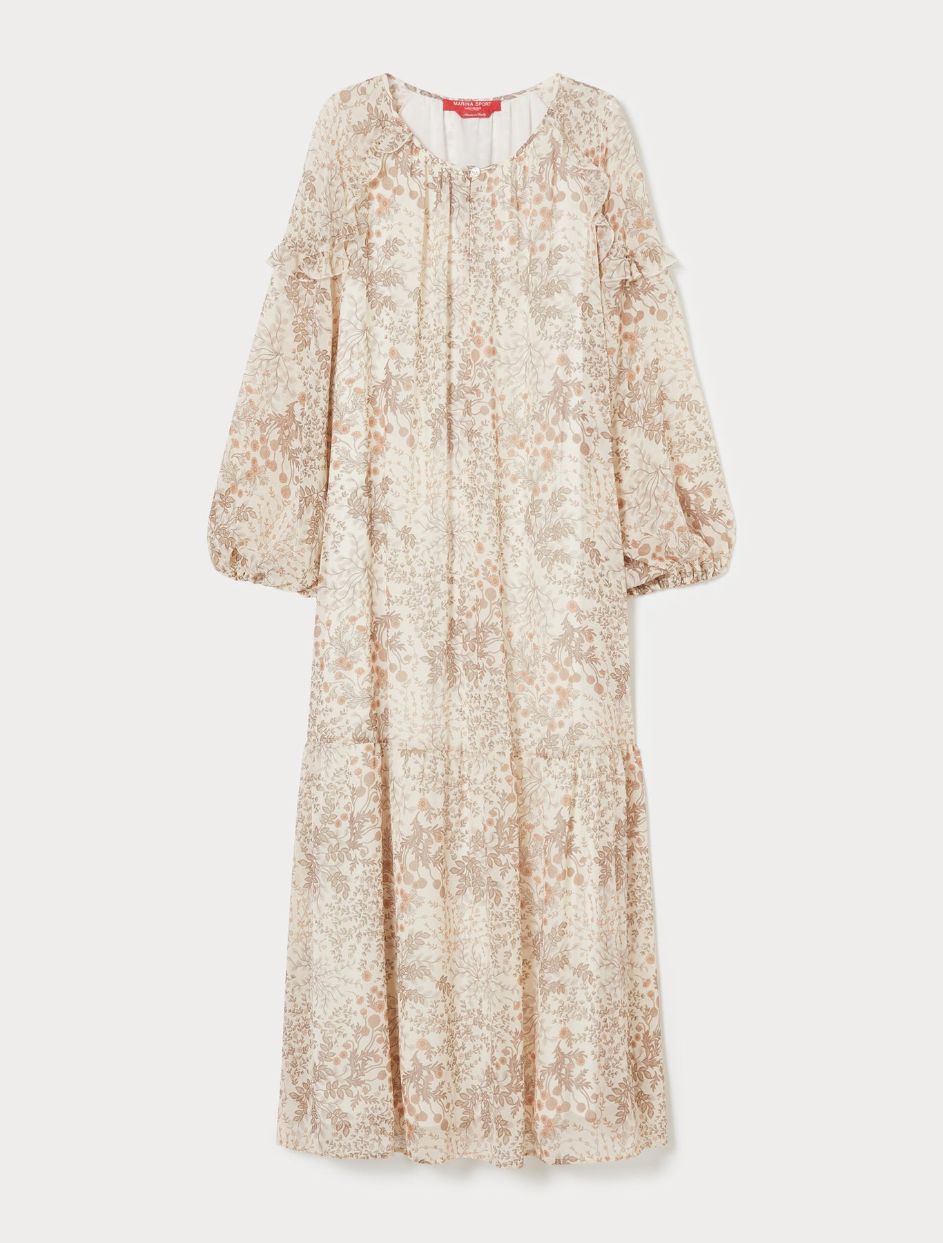 Long georgette dress