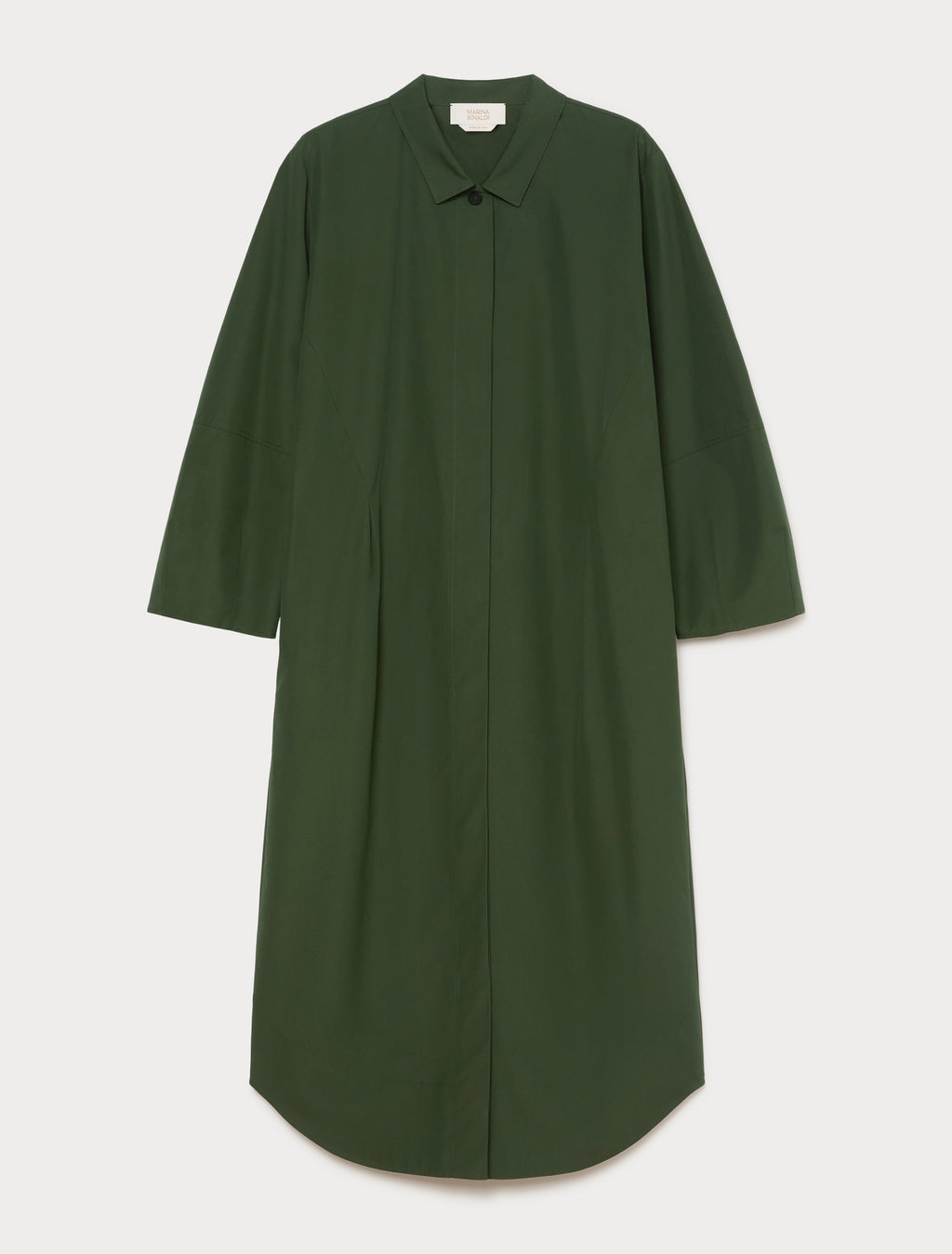 Marina Rinaldi cotton canvas shirt dress for woman
