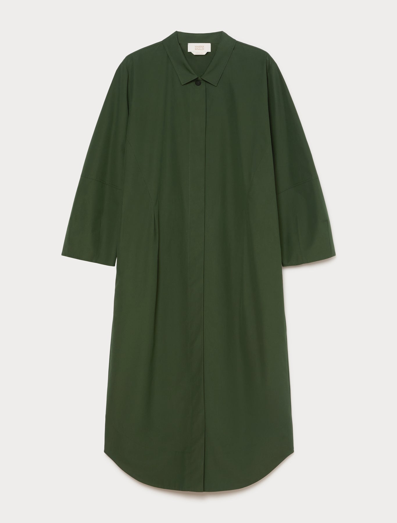 Marina Rinaldi cotton canvas shirt dress for woman