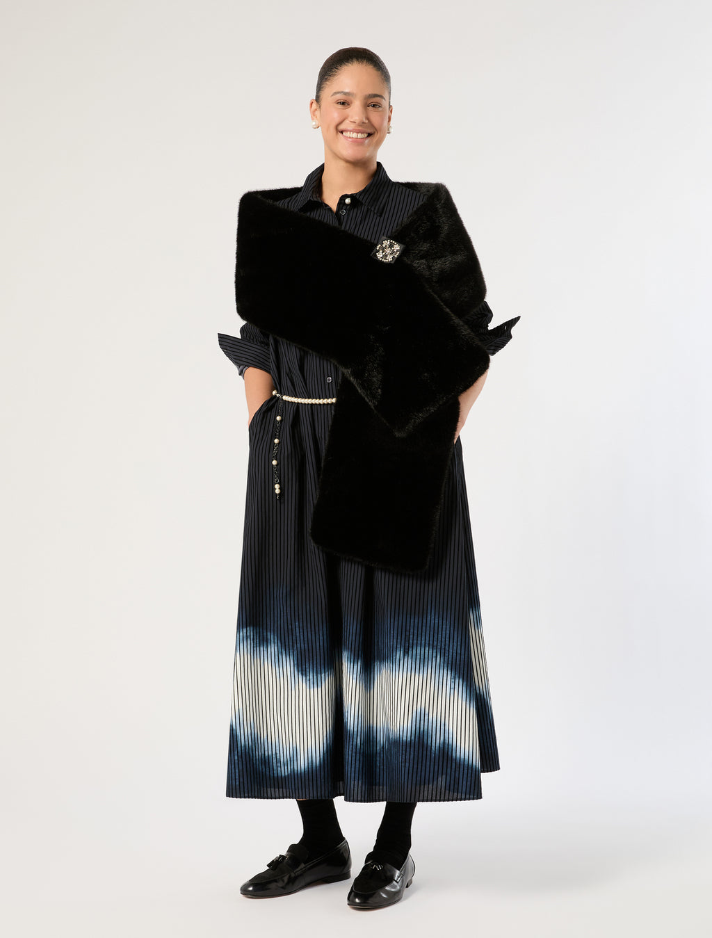 Marina Rinaldi cotton poplin dress for woman