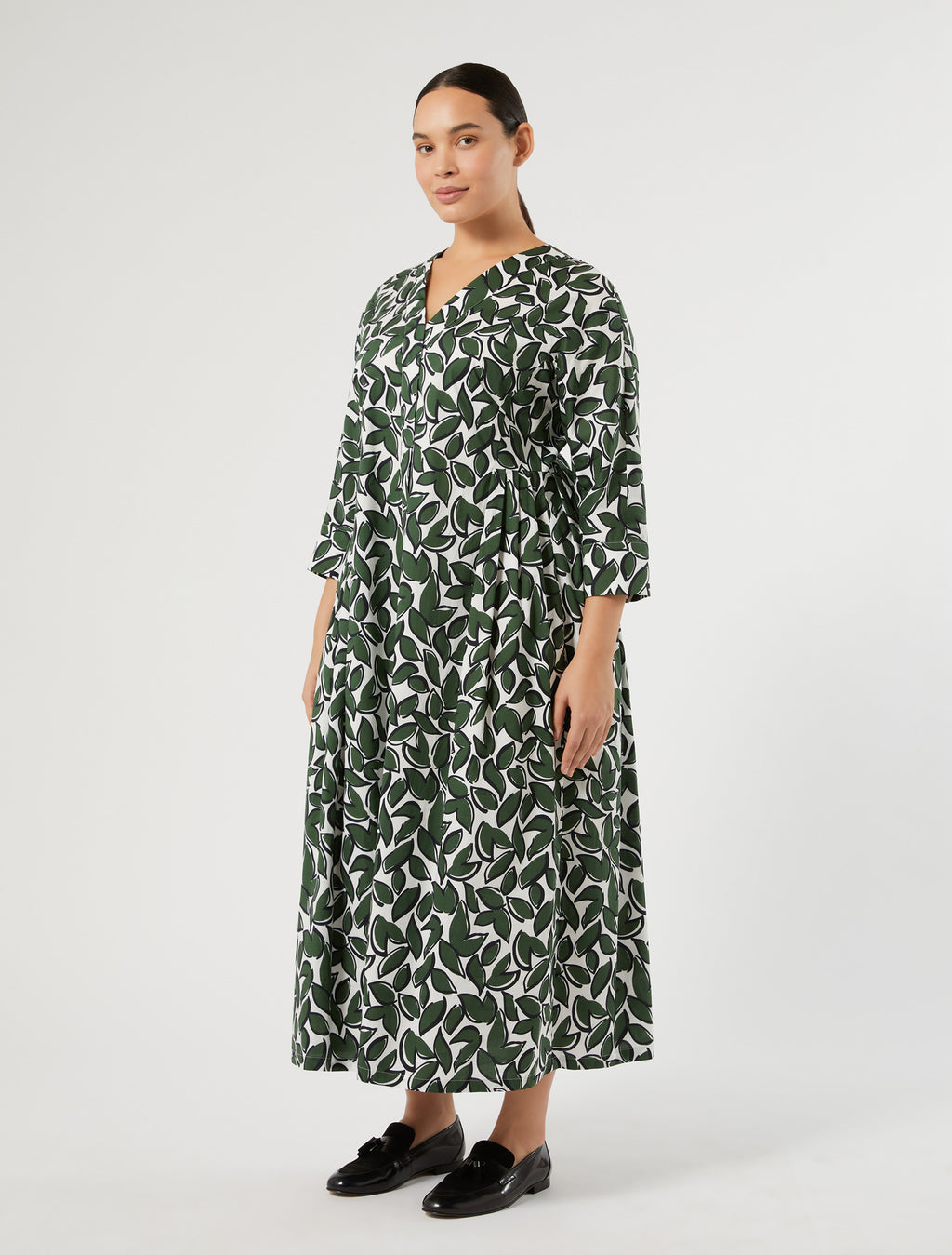 Marina Rinaldi cotton poplin dress for woman