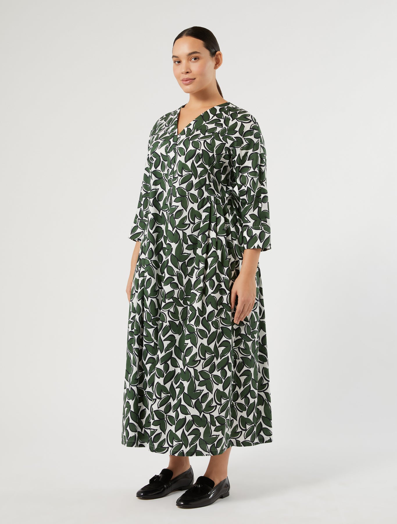 Marina Rinaldi cotton poplin dress for woman