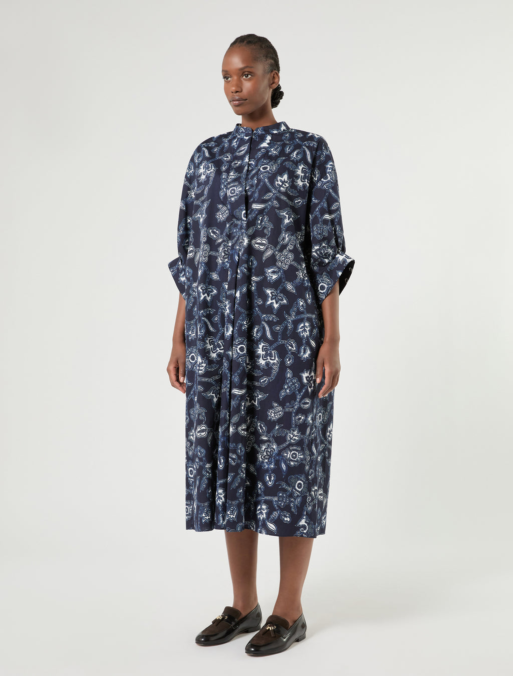 Marina Rinaldi cotton poplin dress for woman