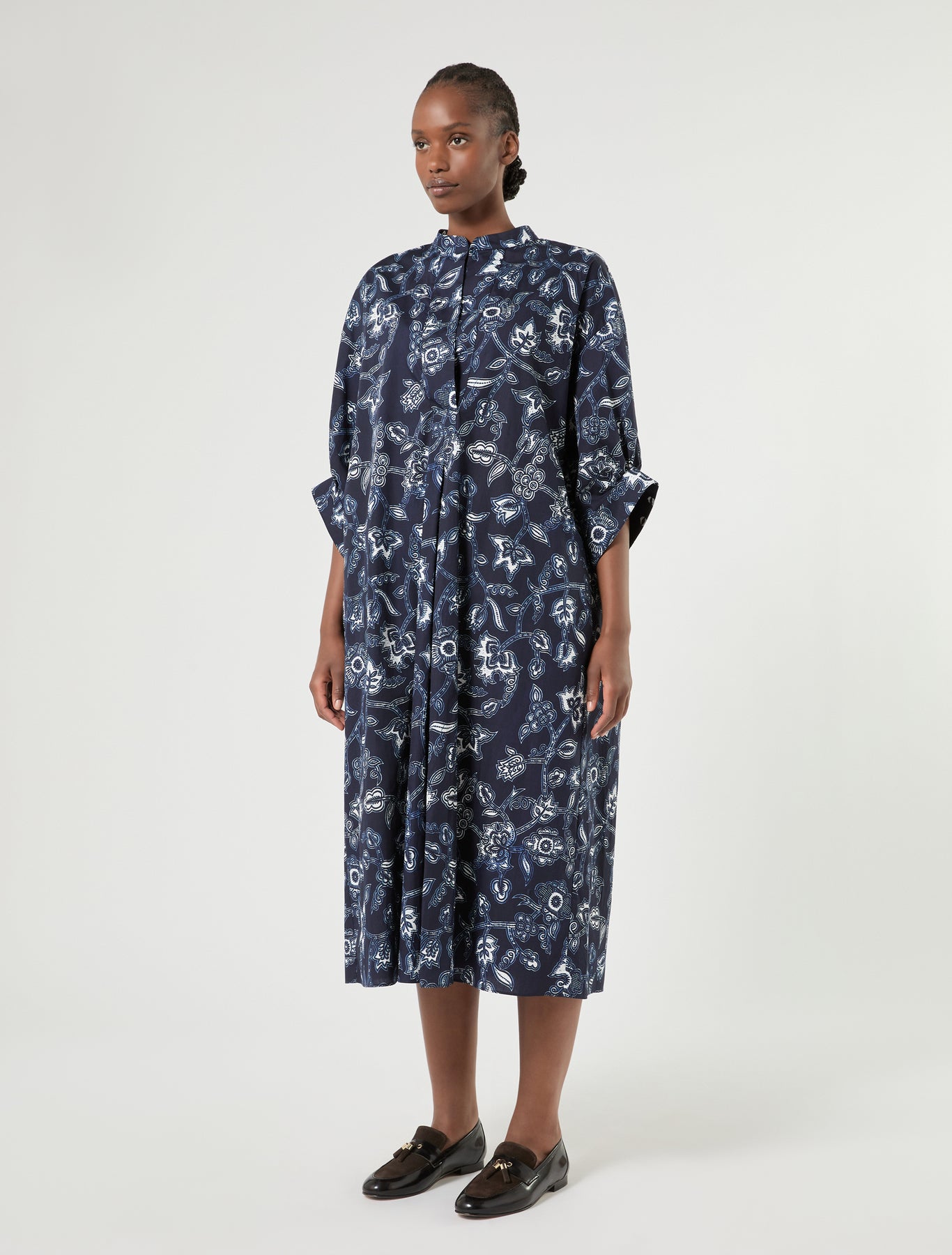 Marina Rinaldi cotton poplin dress for woman