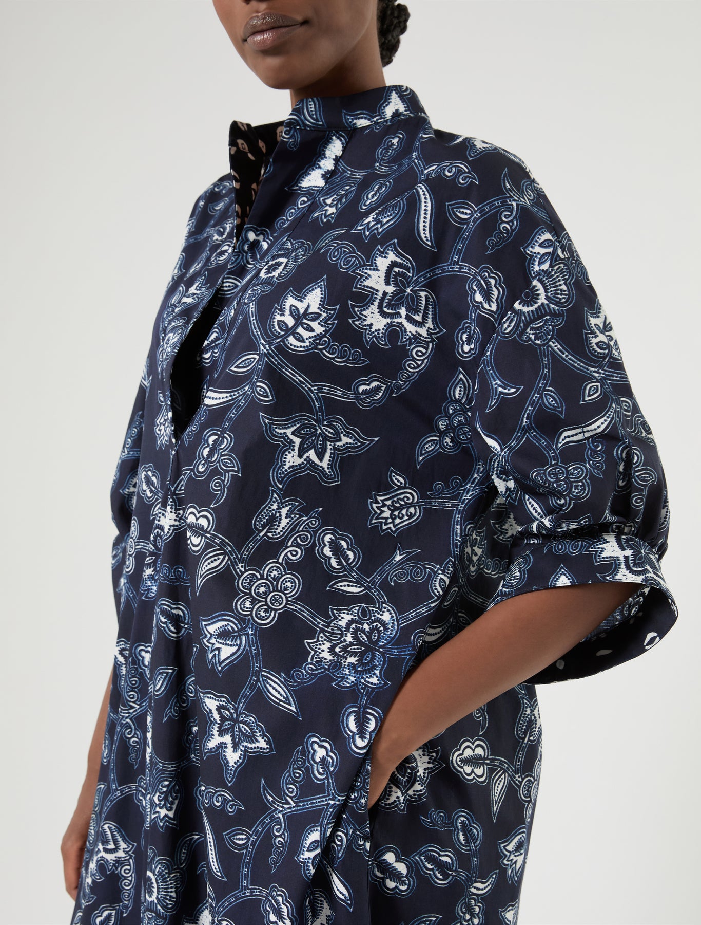 Marina Rinaldi cotton poplin dress for woman