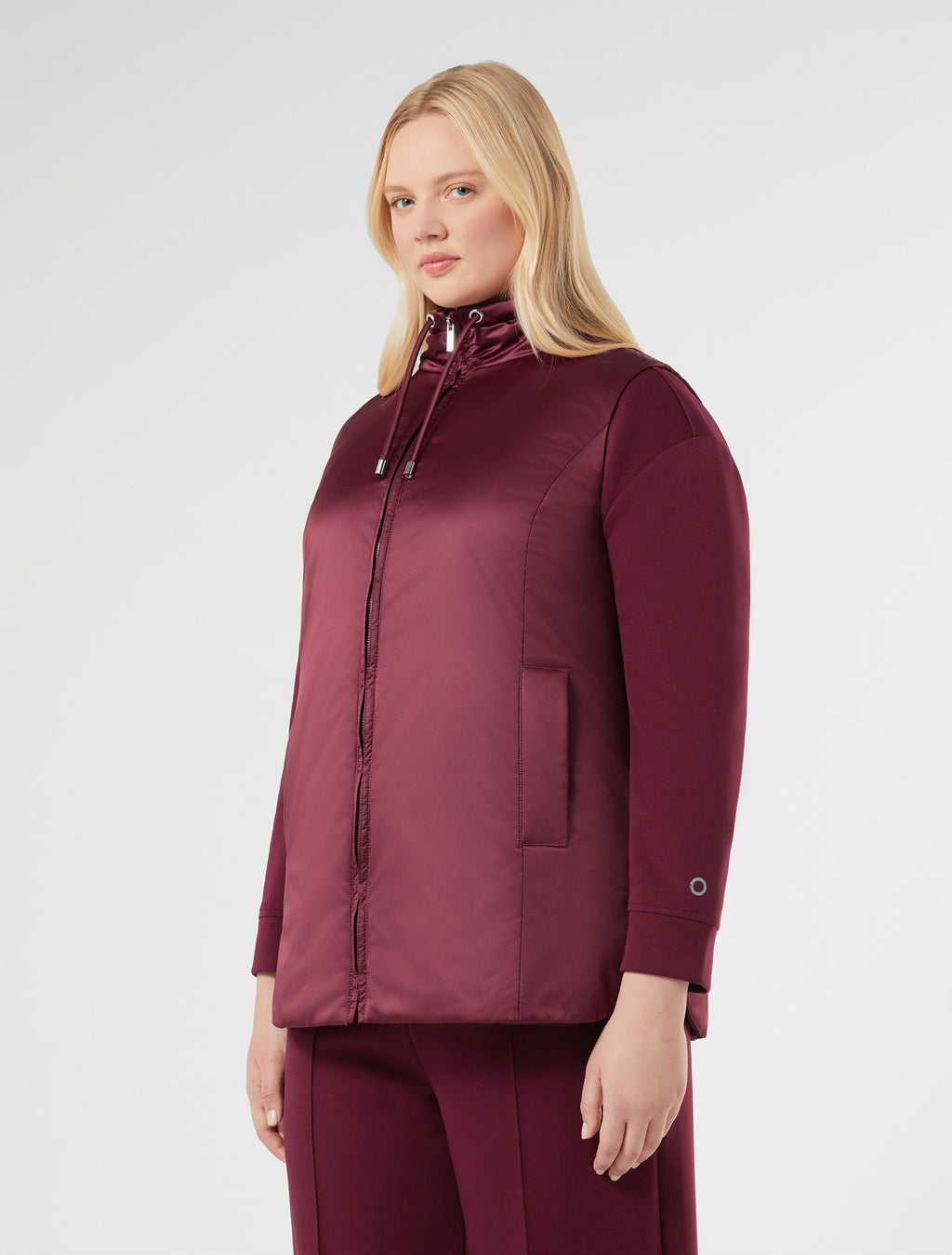marina rinaldi padded gilet for woman