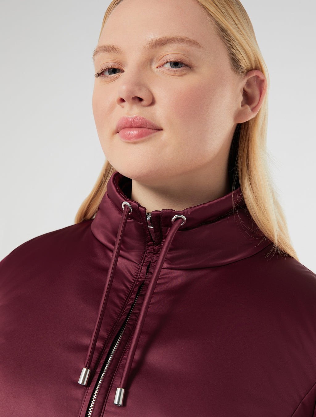 marina rinaldi padded gilet for woman
